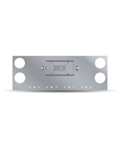 Extra Wide Rear Center Panel with 4 X 4" & 4 Slotted Light Holes Extra Wide Rear Center Panel with 4 X 4" & 4 Slotted Light Holes