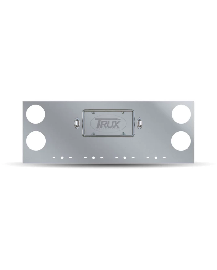 Extra Wide Rear Center Panel with 4 X 4" & 4 Slotted Light Holes