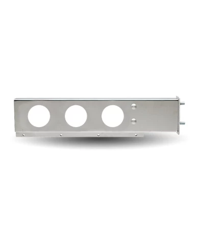 Mud Flap Hanger with Flat Top & 6 4" Light Holes Mud Flap Hanger with Flat Top & 6 4" Light Holes