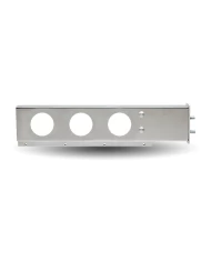 Mud Flap Hanger with Flat Top & 6 x 4" Light Holes - 2 1/2" Bolt Spacing