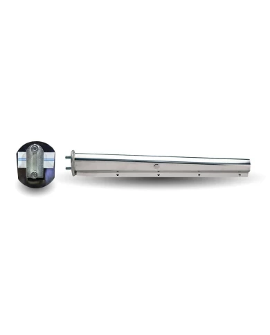 Stainless Steel 30" Mudflap Hanger - 2 1/2" Bolt Spacing Stainless Steel 30" Mudflap Hanger - 2 1/2" Bolt Spacing