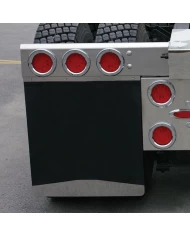 24" Welded Stud Bottom Mud Flap Weight with Backing Plate 24" Welded Stud Bottom Mud Flap Weight with Backing Plate