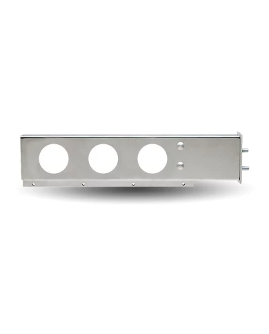 33" Mud Flap Hanger with Flat Top & 6 x 4" Light Holes - 2 1/2" Bolt Spacing 33" Mud Flap Hanger with Flat Top & 6 x 4" Light Holes - 2 1/2" Bolt Spacing