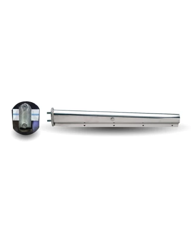 Stainless Steel 33" Mudflap Hanger - 2 1/2" Bolt Spacing Stainless Steel 33" Mudflap Hanger - 2 1/2" Bolt Spacing