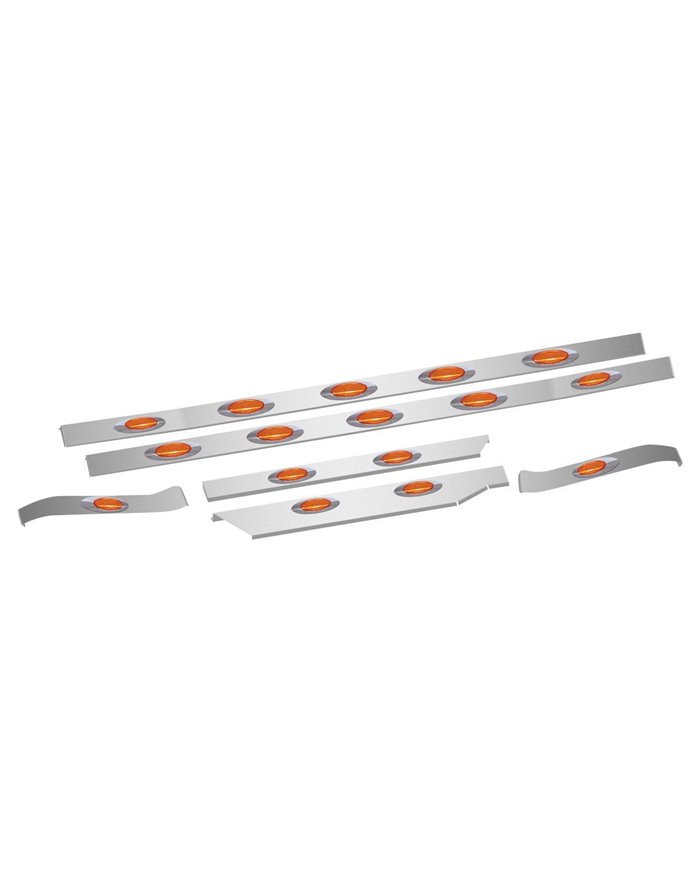 Kenworth T680 Cab, Sleeper & Extension Panel Kit with 16 G4 LEDs - No Block Heater Hole (2013+) Kenworth T680 Cab, Sleeper & Extension Panel Kit with 16 G4 LEDs - No Block Heater Hole (2013+)