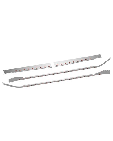 Kenworth T660 Cab, 86" Sleeper & Extension Panel Kit with 60 Button LEDs - No Blockheater Hole (2010+) Kenworth T660 Cab, 86" Sleeper & Extension Panel Kit with 60 Button LEDs - No Blockheater Hole (2010+)