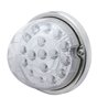UP39659-17 LED Dual Function Watermelon Clear Reflector Flush Mount Kit With Low Profile Bezel-Amber LED/Clear Lens