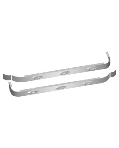 Kenworth Aerocab Side Mount Exhaust 62" Sleeper Panel with 6 Clear G4 LEDs (2007+) Kenworth Aerocab Side Mount Exhaust 62" Sleeper Panel with 6 Clear G4 LEDs (2007+)