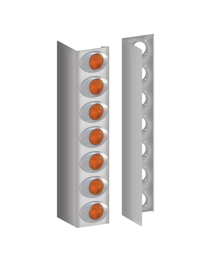 Kenworth W900-T800 Front Air Cleaner Light Bar with 14 G2 LEDs (1982+) Kenworth W900-T800 Front Air Cleaner Light Bar with 14 G2 LEDs (1982+)