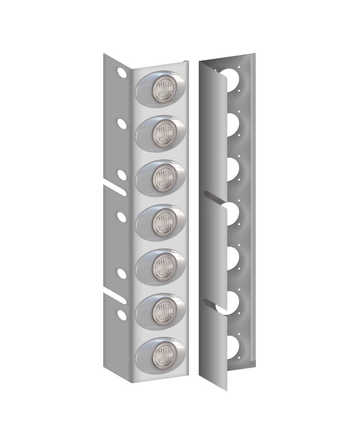 Kenworth W900-T800 Rear Air Cleaner Light Bar with 14 Clear G2 LEDs (1982+) Kenworth W900-T800 Rear Air Cleaner Light Bar with 14 Clear G2 LEDs (1982+)