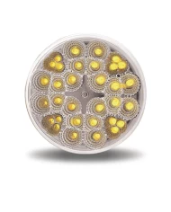 4" Clear Amber Stop, Turn & Tail LED (32 Diodes)" 4" Clear Amber Stop, Turn & Tail LED (32 Diodes)"