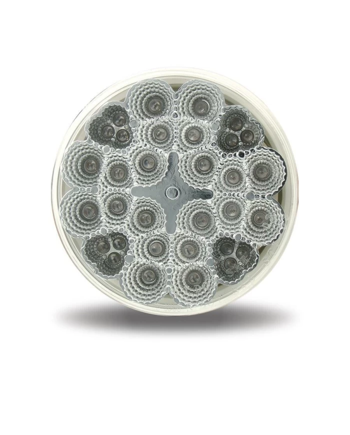 4" Clear Amber Stop, Turn & Tail LED (32 Diodes)" 4" Clear Amber Stop, Turn & Tail LED (32 Diodes)"