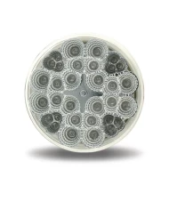 4" Clear Amber Stop, Turn & Tail LED (32 Diodes)" 4" Clear Amber Stop, Turn & Tail LED (32 Diodes)"