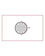 4" Flatline White Back-Up LED (49 Diodes) 4" Flatline White Back-Up LED (49 Diodes)