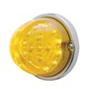 UP39661-17 LED Watermelon Clear Reflector Flush Mount Kit With Low Profile Bezel - Amber LED/Amber Lens