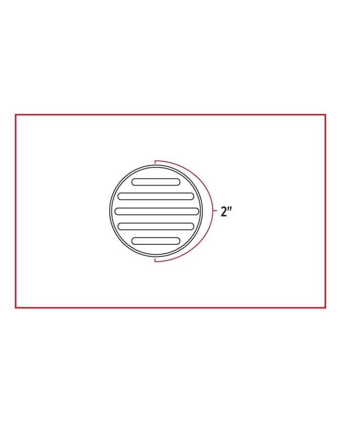 2" Dual Flatline Amber/Blue LED (9 Diodes) 2" Dual Flatline Amber/Blue LED (9 Diodes)