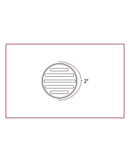 2" Dual Flatline Amber/Blue LED (9 Diodes) 2" Dual Flatline Amber/Blue LED (9 Diodes)