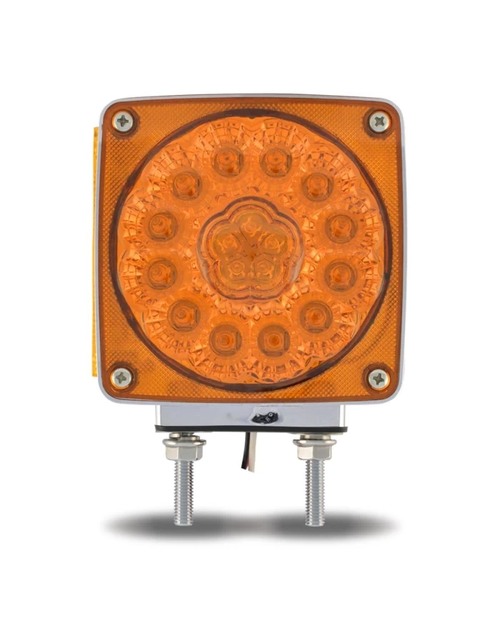 Super Diode Double Face Double Post Square Amber LED - Driver Side (38 Diodes) Super Diode Double Face Double Post Square Amber LED - Driver Side (38 Diodes)