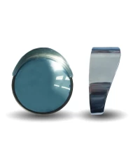 Chrome Plastic 8" Convex Mirror Visor Chrome Plastic 8" Convex Mirror Visor