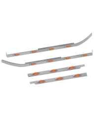 Peterbilt 579 Cab, 44" Sleeper & Extension Panel Kit for Long Hood Models with 14 G4 LEDs - No Blockheater Hole Peterbilt 579 Cab, 44" Sleeper & Extension Panel Kit for Long Hood Models with 14 G4 LEDs - No Blockheater Hole