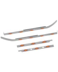 Peterbilt 579 Cab, 44" Sleeper & Extension Panel Kit for Long Hood Models with 14 G4 LEDs - 2 Blockheater Holes Peterbilt 579 Cab, 44" Sleeper & Extension Panel Kit for Long Hood Models with 14 G4 LEDs - 2 Blockheater Holes