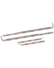 Peterbilt 579 Cab, 72" Sleeper & Extension Panel Kit for Long Hood Models & Cab Exhaust with 18 G4 LEDs - No Blockheater Hole Peterbilt 579 Cab, 72" Sleeper & Extension Panel Kit for Long Hood Models & Cab Exhaust with 18 G4 LEDs - No Blockheater Hole