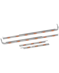 Peterbilt 579 Cab, 80" Sleeper & Extension Panel Kit for Long Hood Models & Cab Exhaust with 18 G4 LEDs - 1 Blockheater Hole Peterbilt 579 Cab, 80" Sleeper & Extension Panel Kit for Long Hood Models & Cab Exhaust with 18 G4 LEDs - 1 Blockheater Hole