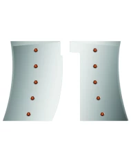 Peterbilt 389 Deluxe Cowl Panel with 10 Button LEDs (2014+)