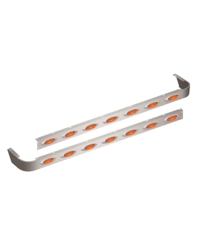 Peterbilt 389 63" Sleeper Panel for Extender with 14 G4 LEDs (2014+) Peterbilt 389 63" Sleeper Panel for Extender with 14 G4 LEDs (2014+)