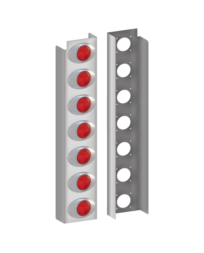 Peterbilt 389 Premium Rear Air Cleaner Light Bar with 14 G2 LEDs (2010+) Peterbilt 389 Premium Rear Air Cleaner Light Bar with 14 G2 LEDs (2010+)