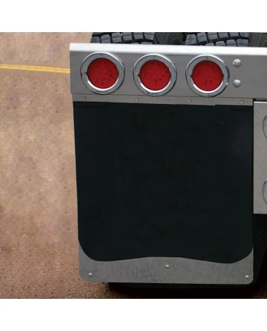 24" Bolted Wave Bottom Mud Flap Weight 24" Bolted Wave Bottom Mud Flap Weight