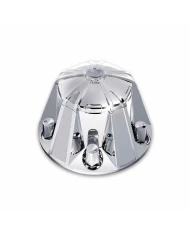 TXTHUB-MRP33-Wheel Accessories - Axle Cover - Chrome Plastic Mag Rear Hub Cover with 33mm Threaded Nut Covers