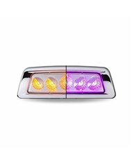 TXTLED-K100AP-KENWORTH T680/T700/T880 DRIVER FENDER MARKER LIGHT-DUAL REVOLUTION AMBER/PURPLE LED 