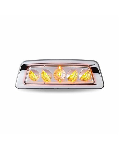 TXTLED-K100CA-KENWORTH T680/T700/T880 DRIVER FENDER MARKER LIGHT-AMBER LED  TXTLED-K100CA-KENWORTH T680/T700/T880 DRIVER FENDER MARKER LIGHT-AMBER LED