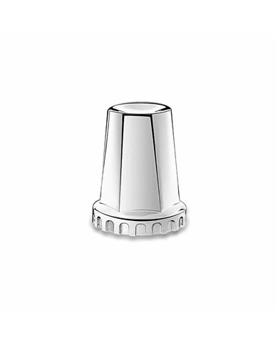 TXTNUT-MF2T-Chrome Plastic Mag Style 33mm Threaded Nut Cover with Flange TXTNUT-MF2T-Chrome Plastic Mag Style 33mm Threaded Nut Cover with Flange