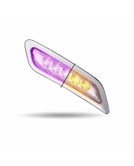 TXTLED-P200AP-PETERBILT 579/567/587 PASSENGER DOOR MARKER LIGHT-DUAL REVOLUTION AMBER/PURPLE LED TXTLED-P200AP-PETERBILT 579/567/587 PASSENGER DOOR MARKER LIGHT-DUAL REVOLUTION AMBER/PURPLE LED