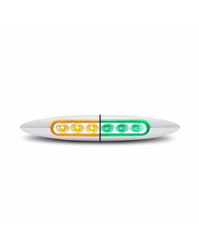 TXTLED-6XAG-6" DUAL AMBER TO GREEN AUX. MARKER LIGHT  TXTLED-6XAG-6" DUAL AMBER TO GREEN AUX. MARKER LIGHT