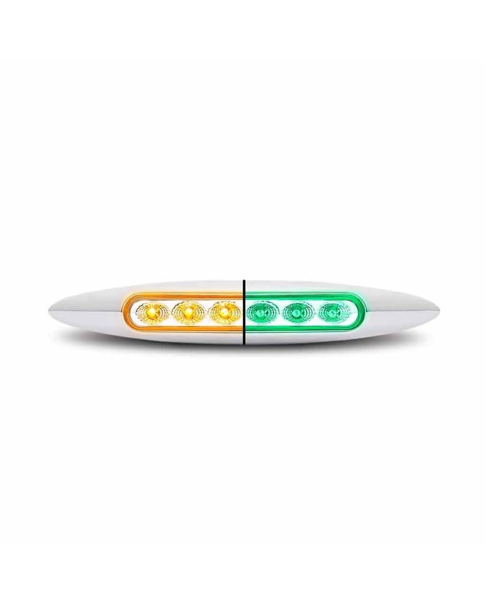 TXTLED-6XAG-6" DUAL AMBER TO GREEN AUX. MARKER LIGHT TXTLED-6XAG-6" DUAL AMBER TO GREEN AUX. MARKER LIGHT