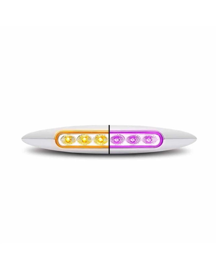 TXTLED-6XAP-6" DUAL AMBER TO PURPLE AUX. MARKER LIGHT TXTLED-6XAP-6" DUAL AMBER TO PURPLE AUX. MARKER LIGHT