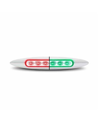 TXTLED-6XRG-6" DUAL RED TO GREEN AUX. MARKER LIGHT  TXTLED-6XRG-6" DUAL RED TO GREEN AUX. MARKER LIGHT