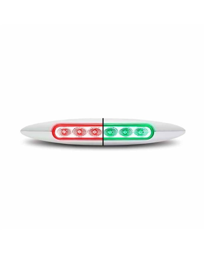 TXTLED-6XRG-6" DUAL RED TO GREEN AUX. MARKER LIGHT 