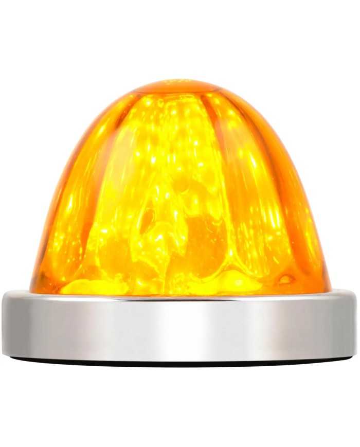 GG81861-D.Amber Watermelon Glass Kit W/Amb 18 LED Base & S.S. Bezel GG81861-D.Amber Watermelon Glass Kit W/Amb 18 LED Base & S.S. Bezel