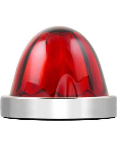 GG81863-Red Watermelon Glass Kit W/Red 18 LED Base & S.S. Bezel GG81863-Red Watermelon Glass Kit W/Red 18 LED Base & S.S. Bezel