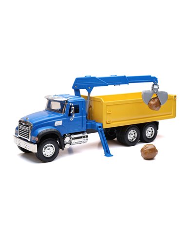 NRY17116 - 1:18 MACK GRANITE DUMP TRUCK W/ CRANE NRY17116 - 1:18 MACK GRANITE DUMP TRUCK W/ CRANE