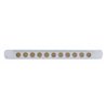 UP39690-11 LED 17" Turn Signal Light Bar With Bezel - Amber LED/Amber Lens