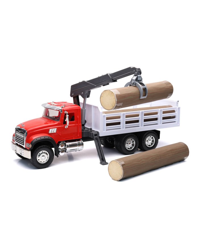 NRY17136 - 1:18 MACK GRANITE LOG TRUCK W/ CRANE NRY17136 - 1:18 MACK GRANITE LOG TRUCK W/ CRANE