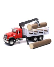 NRY17136 - 1:18 MACK GRANITE LOG TRUCK W/ CRANE NRY17136 - 1:18 MACK GRANITE LOG TRUCK W/ CRANE