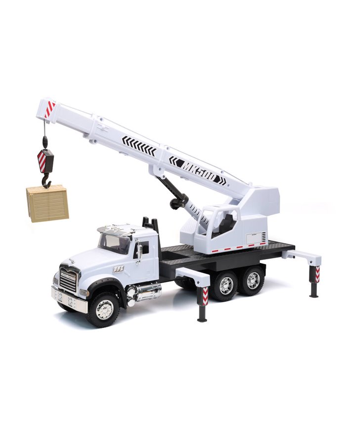 NRY02116 - 1:18 MACK GRANITE TRUCK WITH EXTENDABLE CRANE AND CRATE