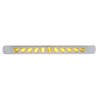 UP39690-11 LED 17" Turn Signal Light Bar With Bezel - Amber LED/Amber Lens
