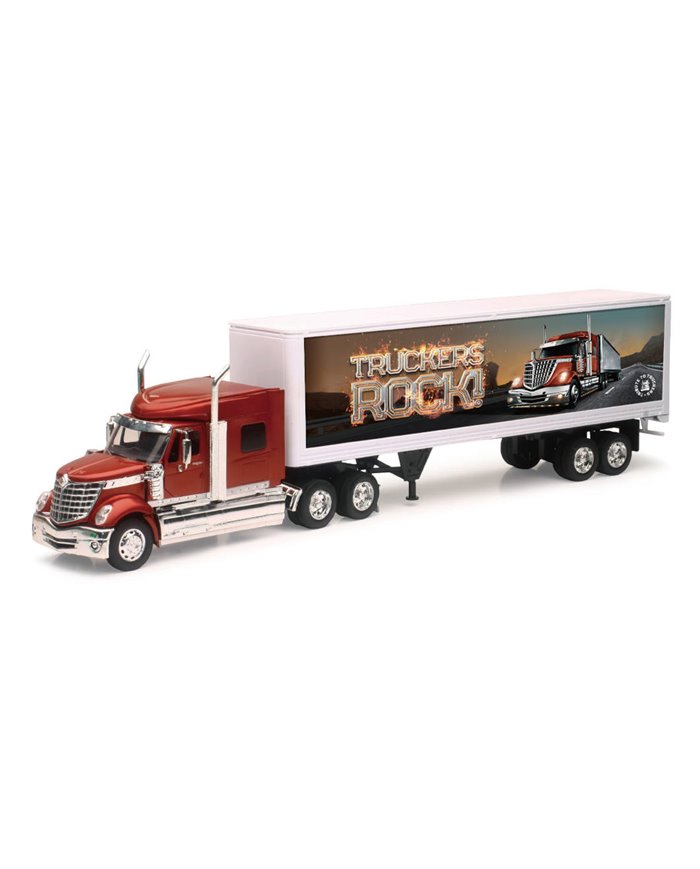NRY10293A - 1/32 INTERNATIONAL LONESTAR W/ DRY VAN TRAILER (TRUCKERS ROCK)